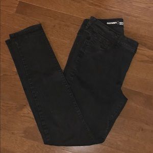 Old navy super skinny black jean